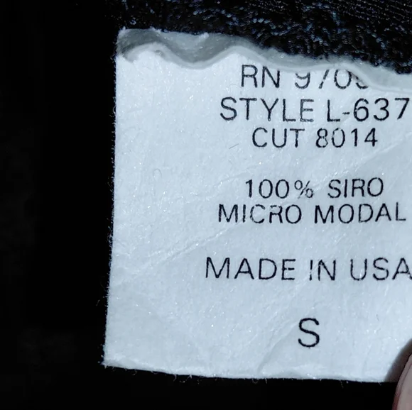 EUC Lanston Black Surplice Drape Top - Size Small! - Picture 10 of 12